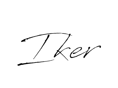 if you are searching for the best signature style for your name Iker. so please give up your signature search. here we have designed multiple signature styles  using Antro_Vectra. Iker signature style 6 images and pictures png