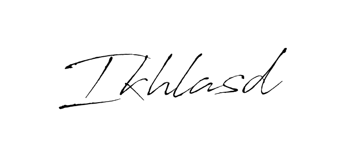 Also we have Ikhlasd name is the best signature style. Create professional handwritten signature collection using Antro_Vectra autograph style. Ikhlasd signature style 6 images and pictures png