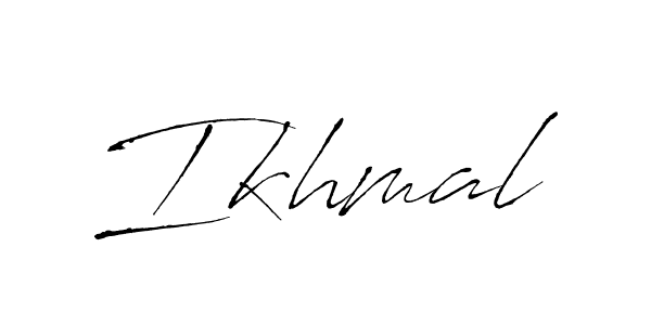 Antro_Vectra is a professional signature style that is perfect for those who want to add a touch of class to their signature. It is also a great choice for those who want to make their signature more unique. Get Ikhmal name to fancy signature for free. Ikhmal signature style 6 images and pictures png