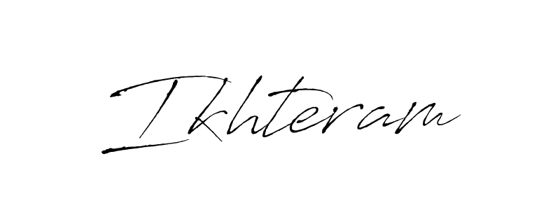 Also You can easily find your signature by using the search form. We will create Ikhteram name handwritten signature images for you free of cost using Antro_Vectra sign style. Ikhteram signature style 6 images and pictures png