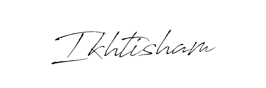 The best way (Antro_Vectra) to make a short signature is to pick only two or three words in your name. The name Ikhtisham include a total of six letters. For converting this name. Ikhtisham signature style 6 images and pictures png