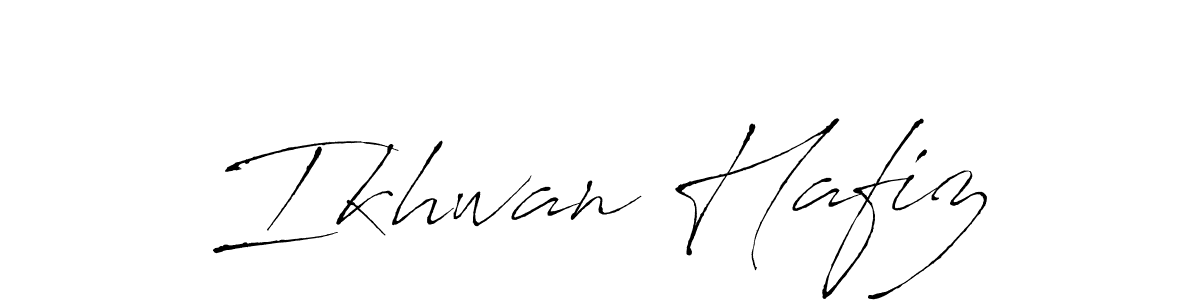 Use a signature maker to create a handwritten signature online. With this signature software, you can design (Antro_Vectra) your own signature for name Ikhwan Hafiz. Ikhwan Hafiz signature style 6 images and pictures png