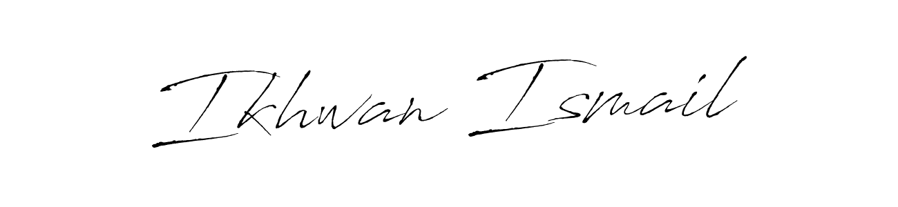 Once you've used our free online signature maker to create your best signature Antro_Vectra style, it's time to enjoy all of the benefits that Ikhwan Ismail name signing documents. Ikhwan Ismail signature style 6 images and pictures png