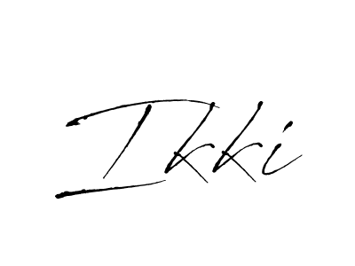 Make a beautiful signature design for name Ikki. With this signature (Antro_Vectra) style, you can create a handwritten signature for free. Ikki signature style 6 images and pictures png