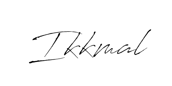 Make a beautiful signature design for name Ikkmal. With this signature (Antro_Vectra) style, you can create a handwritten signature for free. Ikkmal signature style 6 images and pictures png