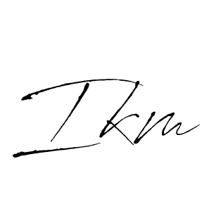 The best way (Antro_Vectra) to make a short signature is to pick only two or three words in your name. The name Ikm include a total of six letters. For converting this name. Ikm signature style 6 images and pictures png