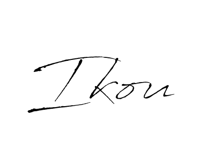 How to make Ikou name signature. Use Antro_Vectra style for creating short signs online. This is the latest handwritten sign. Ikou signature style 6 images and pictures png