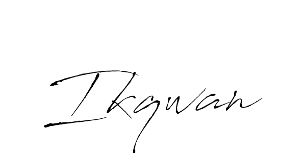 Also we have Ikqwan name is the best signature style. Create professional handwritten signature collection using Antro_Vectra autograph style. Ikqwan signature style 6 images and pictures png