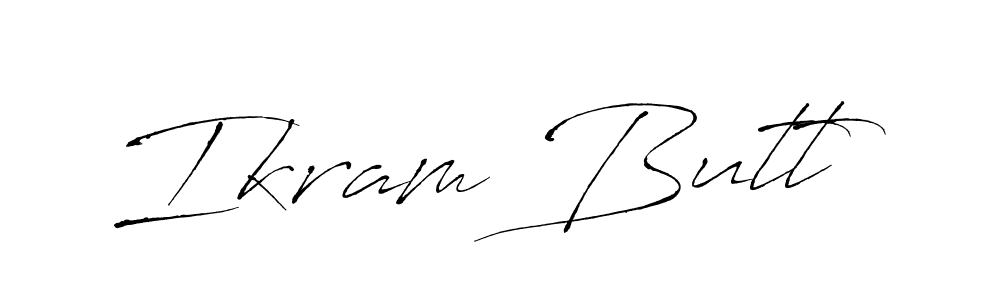 Also You can easily find your signature by using the search form. We will create Ikram Butt name handwritten signature images for you free of cost using Antro_Vectra sign style. Ikram Butt signature style 6 images and pictures png