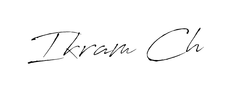 Here are the top 10 professional signature styles for the name Ikram Ch. These are the best autograph styles you can use for your name. Ikram Ch signature style 6 images and pictures png