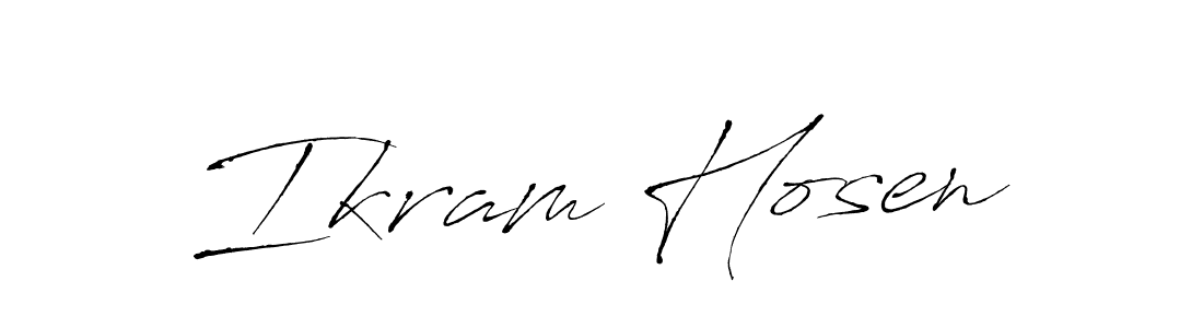 if you are searching for the best signature style for your name Ikram Hosen. so please give up your signature search. here we have designed multiple signature styles  using Antro_Vectra. Ikram Hosen signature style 6 images and pictures png
