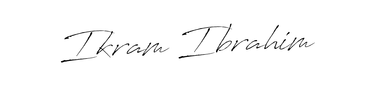 Also You can easily find your signature by using the search form. We will create Ikram Ibrahim name handwritten signature images for you free of cost using Antro_Vectra sign style. Ikram Ibrahim signature style 6 images and pictures png