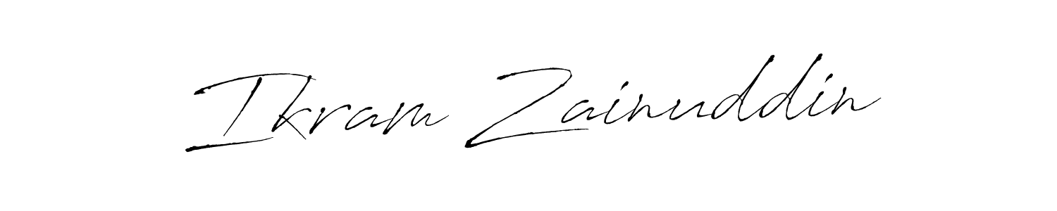 Similarly Antro_Vectra is the best handwritten signature design. Signature creator online .You can use it as an online autograph creator for name Ikram Zainuddin. Ikram Zainuddin signature style 6 images and pictures png