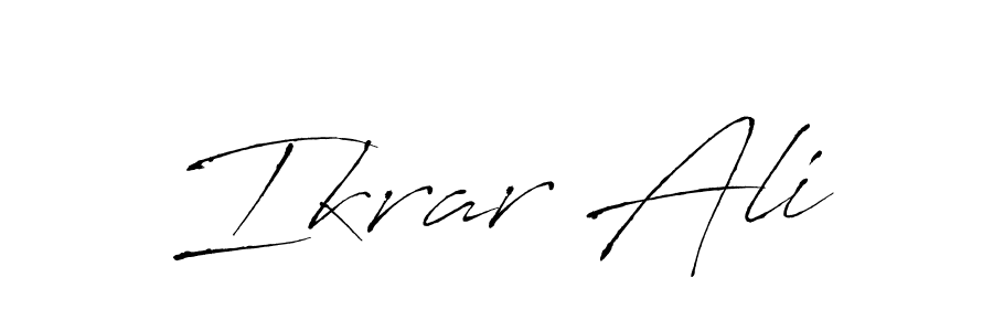 This is the best signature style for the Ikrar Ali name. Also you like these signature font (Antro_Vectra). Mix name signature. Ikrar Ali signature style 6 images and pictures png