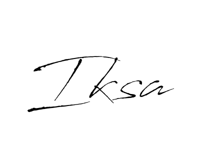 Iksa stylish signature style. Best Handwritten Sign (Antro_Vectra) for my name. Handwritten Signature Collection Ideas for my name Iksa. Iksa signature style 6 images and pictures png