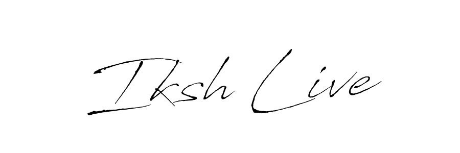 Once you've used our free online signature maker to create your best signature Antro_Vectra style, it's time to enjoy all of the benefits that Iksh Live name signing documents. Iksh Live signature style 6 images and pictures png