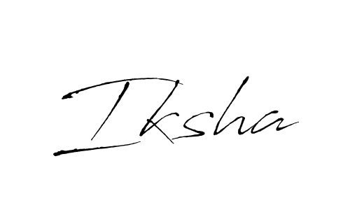 How to make Iksha signature? Antro_Vectra is a professional autograph style. Create handwritten signature for Iksha name. Iksha signature style 6 images and pictures png