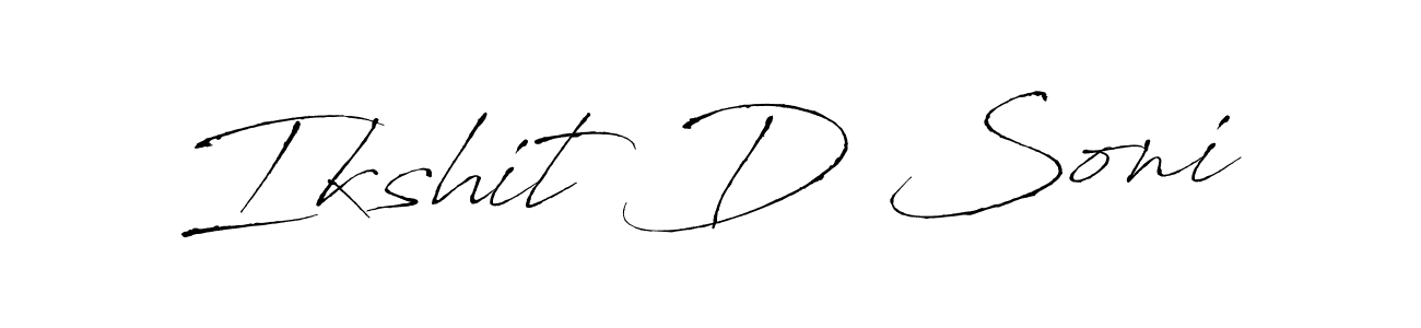 Use a signature maker to create a handwritten signature online. With this signature software, you can design (Antro_Vectra) your own signature for name Ikshit D Soni. Ikshit D Soni signature style 6 images and pictures png