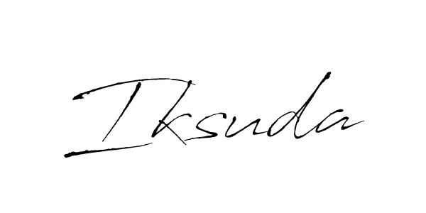 if you are searching for the best signature style for your name Iksuda. so please give up your signature search. here we have designed multiple signature styles  using Antro_Vectra. Iksuda signature style 6 images and pictures png