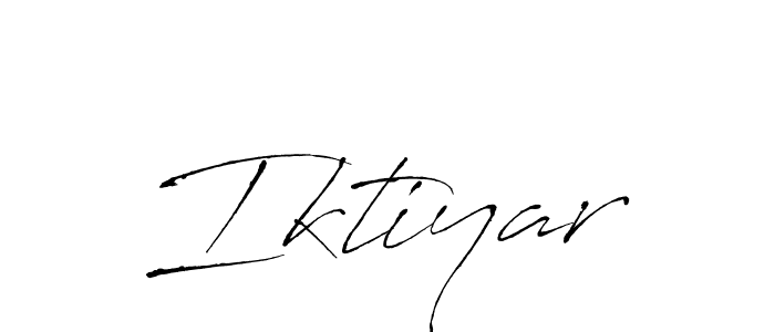 How to make Iktiyar name signature. Use Antro_Vectra style for creating short signs online. This is the latest handwritten sign. Iktiyar signature style 6 images and pictures png