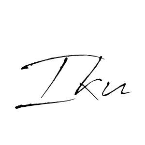 Also we have Iku name is the best signature style. Create professional handwritten signature collection using Antro_Vectra autograph style. Iku signature style 6 images and pictures png