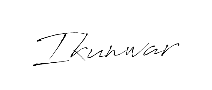 Make a beautiful signature design for name Ikunwar. Use this online signature maker to create a handwritten signature for free. Ikunwar signature style 6 images and pictures png