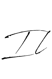 How to make Il name signature. Use Antro_Vectra style for creating short signs online. This is the latest handwritten sign. Il signature style 6 images and pictures png