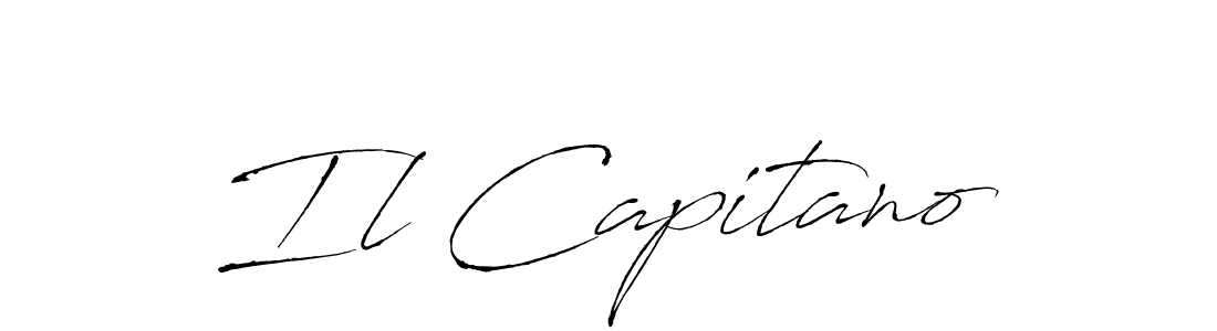 You should practise on your own different ways (Antro_Vectra) to write your name (Il Capitano) in signature. don't let someone else do it for you. Il Capitano signature style 6 images and pictures png