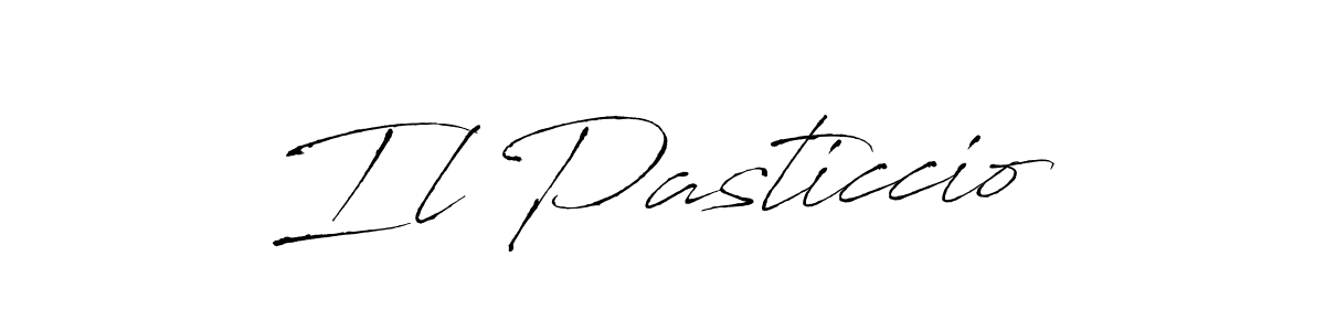 How to make Il Pasticcio name signature. Use Antro_Vectra style for creating short signs online. This is the latest handwritten sign. Il Pasticcio signature style 6 images and pictures png