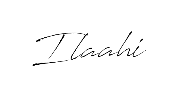 Make a beautiful signature design for name Ilaahi. With this signature (Antro_Vectra) style, you can create a handwritten signature for free. Ilaahi signature style 6 images and pictures png