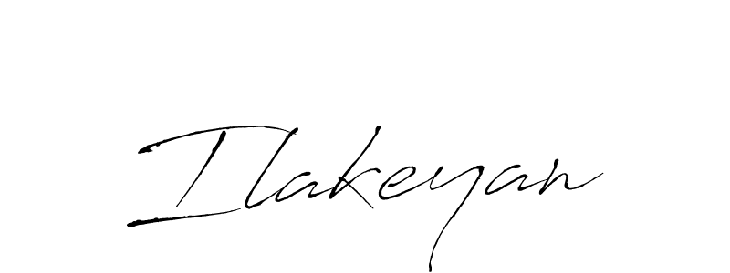 Design your own signature with our free online signature maker. With this signature software, you can create a handwritten (Antro_Vectra) signature for name Ilakeyan. Ilakeyan signature style 6 images and pictures png