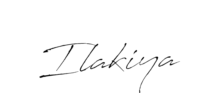 Design your own signature with our free online signature maker. With this signature software, you can create a handwritten (Antro_Vectra) signature for name Ilakiya. Ilakiya signature style 6 images and pictures png