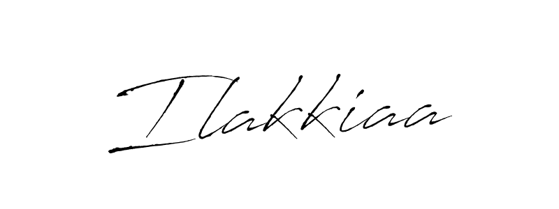 You should practise on your own different ways (Antro_Vectra) to write your name (Ilakkiaa) in signature. don't let someone else do it for you. Ilakkiaa signature style 6 images and pictures png