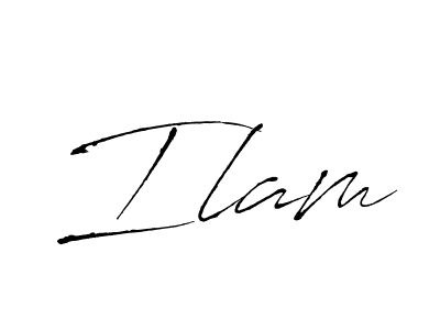 Create a beautiful signature design for name Ilam. With this signature (Antro_Vectra) fonts, you can make a handwritten signature for free. Ilam signature style 6 images and pictures png