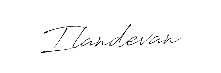 Make a beautiful signature design for name Ilandevan. With this signature (Antro_Vectra) style, you can create a handwritten signature for free. Ilandevan signature style 6 images and pictures png