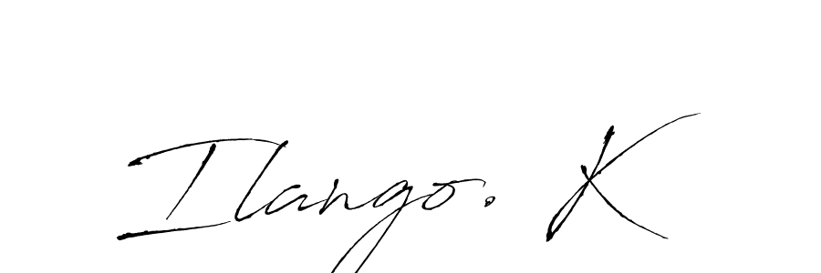 Similarly Antro_Vectra is the best handwritten signature design. Signature creator online .You can use it as an online autograph creator for name Ilango. K. Ilango. K signature style 6 images and pictures png