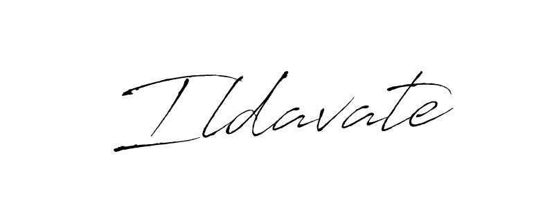 Make a beautiful signature design for name Ildavate. With this signature (Antro_Vectra) style, you can create a handwritten signature for free. Ildavate signature style 6 images and pictures png