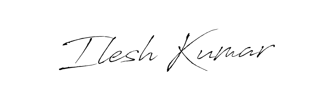 Use a signature maker to create a handwritten signature online. With this signature software, you can design (Antro_Vectra) your own signature for name Ilesh Kumar. Ilesh Kumar signature style 6 images and pictures png