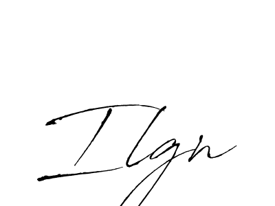 Make a beautiful signature design for name Ilgn. With this signature (Antro_Vectra) style, you can create a handwritten signature for free. Ilgn signature style 6 images and pictures png