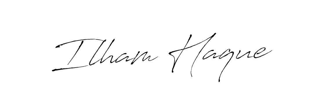 Also You can easily find your signature by using the search form. We will create Ilham Haque name handwritten signature images for you free of cost using Antro_Vectra sign style. Ilham Haque signature style 6 images and pictures png
