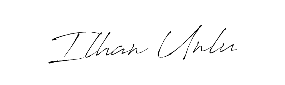 Similarly Antro_Vectra is the best handwritten signature design. Signature creator online .You can use it as an online autograph creator for name Ilhan Unlu. Ilhan Unlu signature style 6 images and pictures png