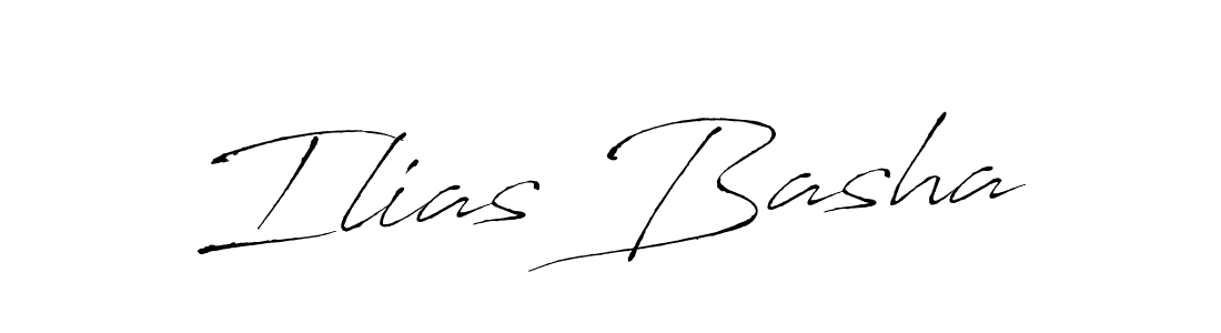 Design your own signature with our free online signature maker. With this signature software, you can create a handwritten (Antro_Vectra) signature for name Ilias Basha. Ilias Basha signature style 6 images and pictures png