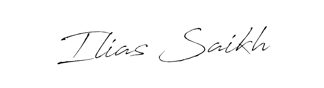 You should practise on your own different ways (Antro_Vectra) to write your name (Ilias Saikh) in signature. don't let someone else do it for you. Ilias Saikh signature style 6 images and pictures png