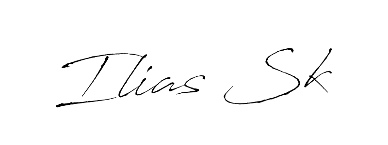 Create a beautiful signature design for name Ilias Sk. With this signature (Antro_Vectra) fonts, you can make a handwritten signature for free. Ilias Sk signature style 6 images and pictures png