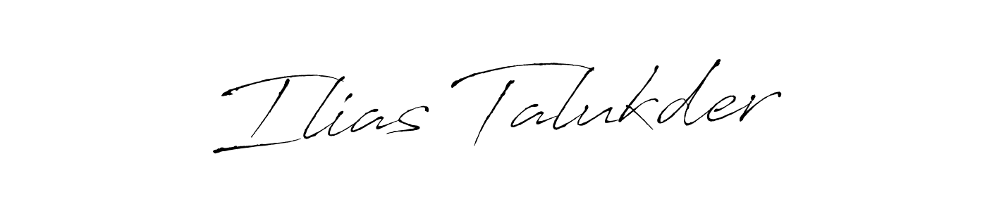 You can use this online signature creator to create a handwritten signature for the name Ilias Talukder. This is the best online autograph maker. Ilias Talukder signature style 6 images and pictures png