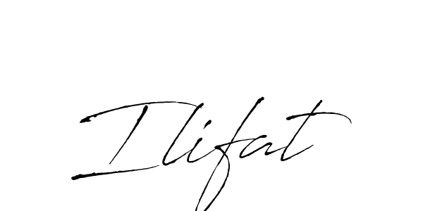 Design your own signature with our free online signature maker. With this signature software, you can create a handwritten (Antro_Vectra) signature for name Ilifat. Ilifat signature style 6 images and pictures png