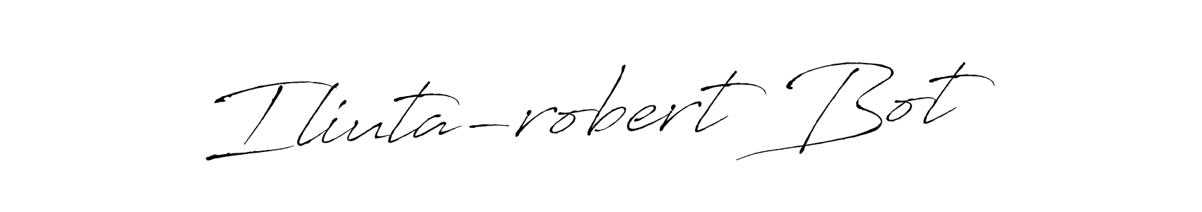 Use a signature maker to create a handwritten signature online. With this signature software, you can design (Antro_Vectra) your own signature for name Iliuta-robert Bot. Iliuta-robert Bot signature style 6 images and pictures png