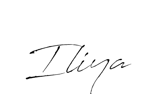 How to make Iliya name signature. Use Antro_Vectra style for creating short signs online. This is the latest handwritten sign. Iliya signature style 6 images and pictures png
