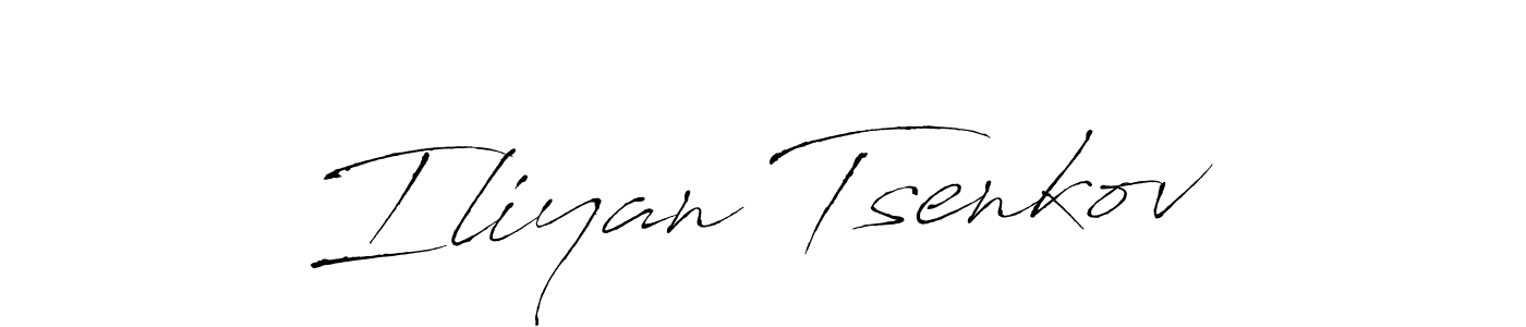 Create a beautiful signature design for name Iliyan Tsenkov. With this signature (Antro_Vectra) fonts, you can make a handwritten signature for free. Iliyan Tsenkov signature style 6 images and pictures png