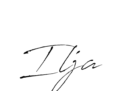 How to make Ilja signature? Antro_Vectra is a professional autograph style. Create handwritten signature for Ilja name. Ilja signature style 6 images and pictures png